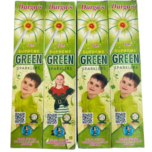 7cm Green Sparklers